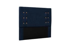 Cabeceira Genova Suede Azul Queen 160cm - Spezzia