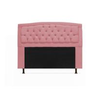 Cabeceira Geovana King 195 cm Suede Rosa Cabeceira Geovana King 195 cm Suede Rosa