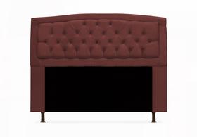 Cabeceira geovana king 195cm suede bordo Cabeceira geovana king 195cm suede bordo
