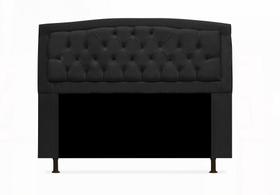 Cabeceira geovana king 195cm suede preto Cabeceira geovana king 195cm suede preto