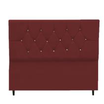 Cabeceira Geovana Para Cama Box Queen 160 cm Suede Marsala - CabrunShop