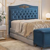 Cabeceira Holanda 0,90 para Cama Box Solteiro - Veludo