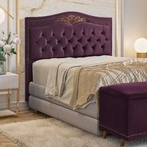 Cabeceira Holanda 0,90 para Cama Box Solteiro - Veludo
