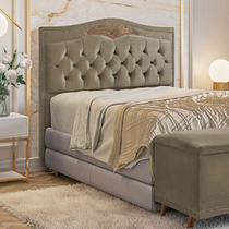 Cabeceira Holanda 0,90 para Cama Box Solteiro - Veludo