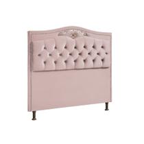 Cabeceira Holanda Plus Cama Box Casal 140cm Estofada Luxor Rose VS Decor