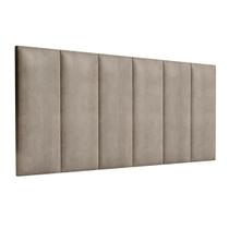 Cabeceira Imperial modular p/ cama box Casal 1,40 cm - Bege