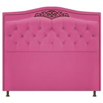 Cabeceira Imperio 100 cm Suede Pink