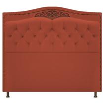 Cabeceira Imperio 100 cm Suede Terracota