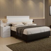 Cabeceira Império Branco 6 Gavetas Benetil Móveis Cabeceira Império Branco 6 Gavetas Benetil Móveis