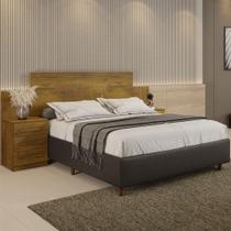 Cabeceira Império Rovere Rustico 6 Gavetas Benetil Móveis Cabeceira Império Rovere Rustico 6 Gavetas Benetil Móveis