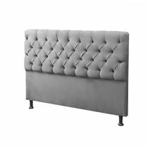 Cabeceira Intense Casal Cinza 140cm - Fábrica de Tudo