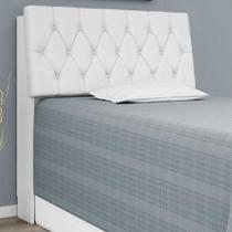 Cabeceira isis solteiro branco/branco Cabeceira isis solteiro branco/branco