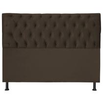 Cabeceira Jade 160 Cm Para Cama Box Suede Marrom Claro