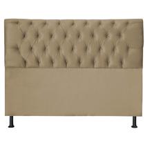 Cabeceira Jade 160Cm Para Cama Box Queen Suede Bege