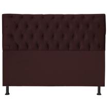 Cabeceira Jade 90 Cm Para Cama Box Suede Bordo