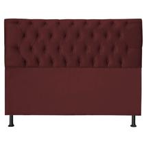 Cabeceira Jade 90Cm Para Cama Box Solteiro Suede Marsala