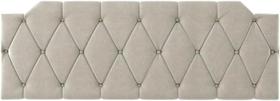 Cabeceira kelly capitonê cama queem 1.60 bege