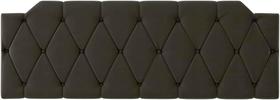 Cabeceira kelly capitonê cama queem 1.60 marrom