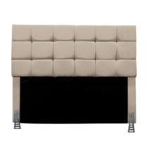 Cabeceira King 195 Cm Estofada Talita Em Suede Com Frame Bege Cabeceira King 195 Cm Estofada Talita Em Suede Com Frame Bege