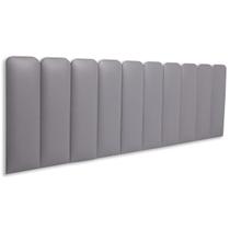 Cabeceira King 200x60 Cama Box Modulada Arredondada Luno