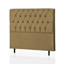 Cabeceira king alice 195 cm suede camurça - ma decor Cabeceira king alice 195 cm suede camurça - ma decor