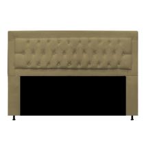 Cabeceira King Bianca 195 CM Suede Bege - D A Decor