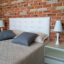 Cabeceira King Branco Durasi 15 195 X 120 Cm