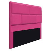 Cabeceira King Brick P02 195 cm para cama Box Suede Pink - Amarena Móveis