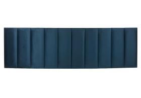 Cabeceira King Estofada Cama Box Modulada Veludo Azul - Blu Interiores