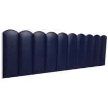 Cabeceira King Estofada de Colar na Parede Kit 10 Placas Modelo Nuvem - Várias Cores