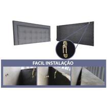 Cabeceira King Estofada Modulos V2H4 Diamond Corano Marrom 195 x 60 RBL Cabeceira King Estofada Modulos V2H4 Diamond Corano Marrom 195 x 60 RBL