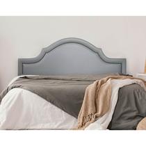 Cabeceira King Estofada para Cama Box com Tachas 193x60cm Provençal Luxo