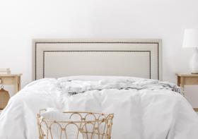 Cabeceira King Estofada Para Cama Box - Reta Luxo Dupla Com Tachas 193 x 60 Cabeceira King Estofada Para Cama Box - Reta Luxo Dupla Com Tachas 193 x 60