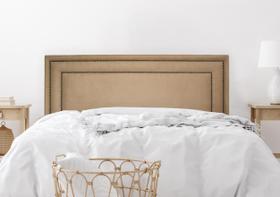 Cabeceira King Estofada Para Cama Box - Reta Luxo Dupla Com Tachas 193 x 60 Cabeceira King Estofada Para Cama Box - Reta Luxo Dupla Com Tachas 193 x 60