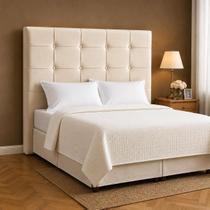 Cabeceira King Estofada Virginia 195 cm em Veludo para Cama Box Bela do Quarto Cabeceira King Estofada Virginia 195 cm em Veludo para Cama Box Bela do Quarto