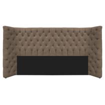 Cabeceira King Everest P02 195 cm para cama Box Suede - Doce Sonho Móveis