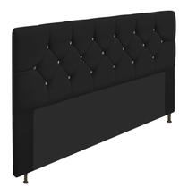 Cabeceira King França A05 c/ Strass 195 cm para Cama Box King Suede - ADJ Decor