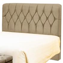 Cabeceira King Istambul 195 CM Suede Cappucino - D A Decor