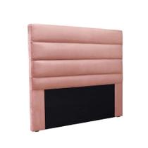 Cabeceira King La Italiana Veludo Rosa Cabeceira King La Italiana Veludo Rosa