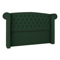 Cabeceira King Lyon P04 195 cm Suede Verde TCA 947 - Amarena Móveis