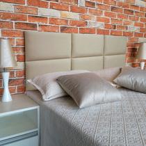 Cabeceira King Módena H6 Linho Bege 195 X 60