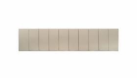 Cabeceira King Modulada Estofada para Cama Box 20cm X 45cm Kit 10