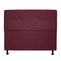 Cabeceira king monaco 195cm suede bordo