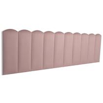 Cabeceira King Nuvem Veludo 200x60 Cama Box Modulada