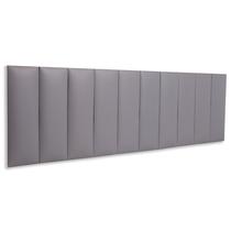 Cabeceira King Reta Tecido Sintético 200x60 Cama Box Modulada