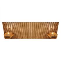 Cabeceira King Ripada Quarto Manila 2 Mesas e Led
