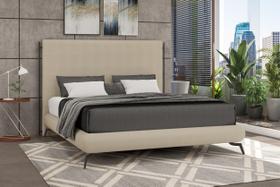 Cabeceira King Romana e Cama Boucle CYM Estofados Cabeceira King Romana e Cama Boucle CYM Estofados