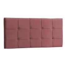 Cabeceira King Size 195 Cm para Cama Box Painel Ana Luisa Suede Deluxe Rose - FLASH SONHO