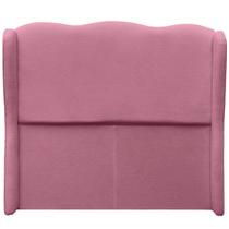 Cabeceira King Size 207cm Estofada para Cama Essenza Suede Rosê