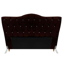 Cabeceira King Size Cama Box de Casal Quarto Estofada Barcelona 198cm
